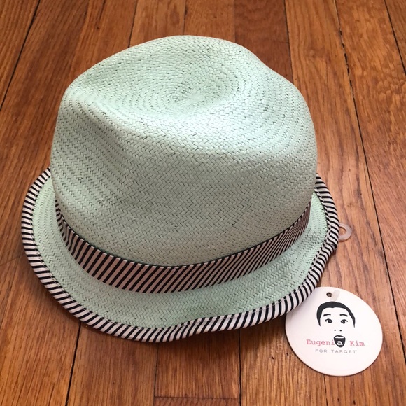 NWT Eugenia Kim for Target Straw Fedora Hat 👒 circa 2010 - Picture 2 of 7